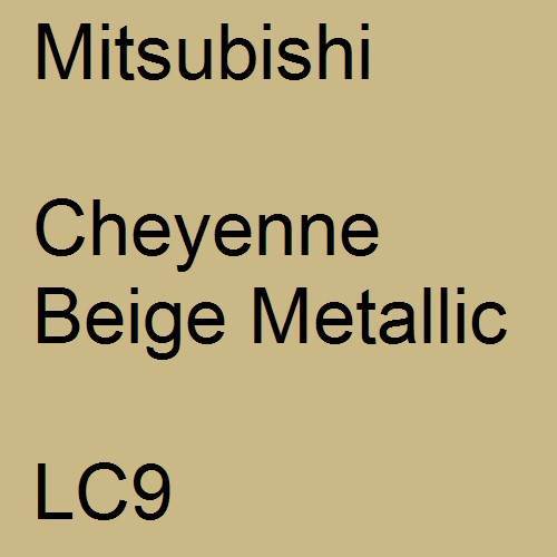 Mitsubishi, Cheyenne Beige Metallic, LC9.